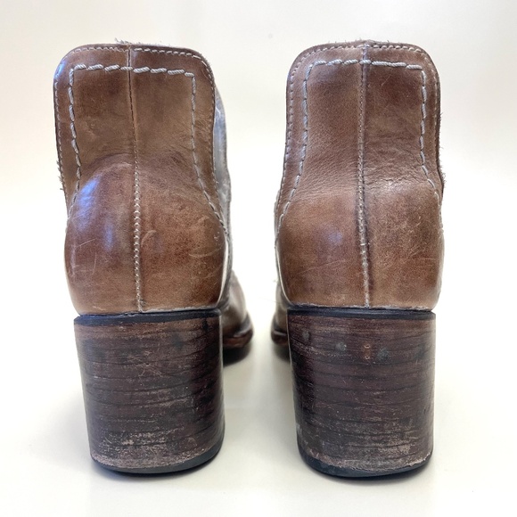 FREEBIRD by Steven Blade Slip On Bootie Size 7 Taupe Leather - Picture 7 of 16